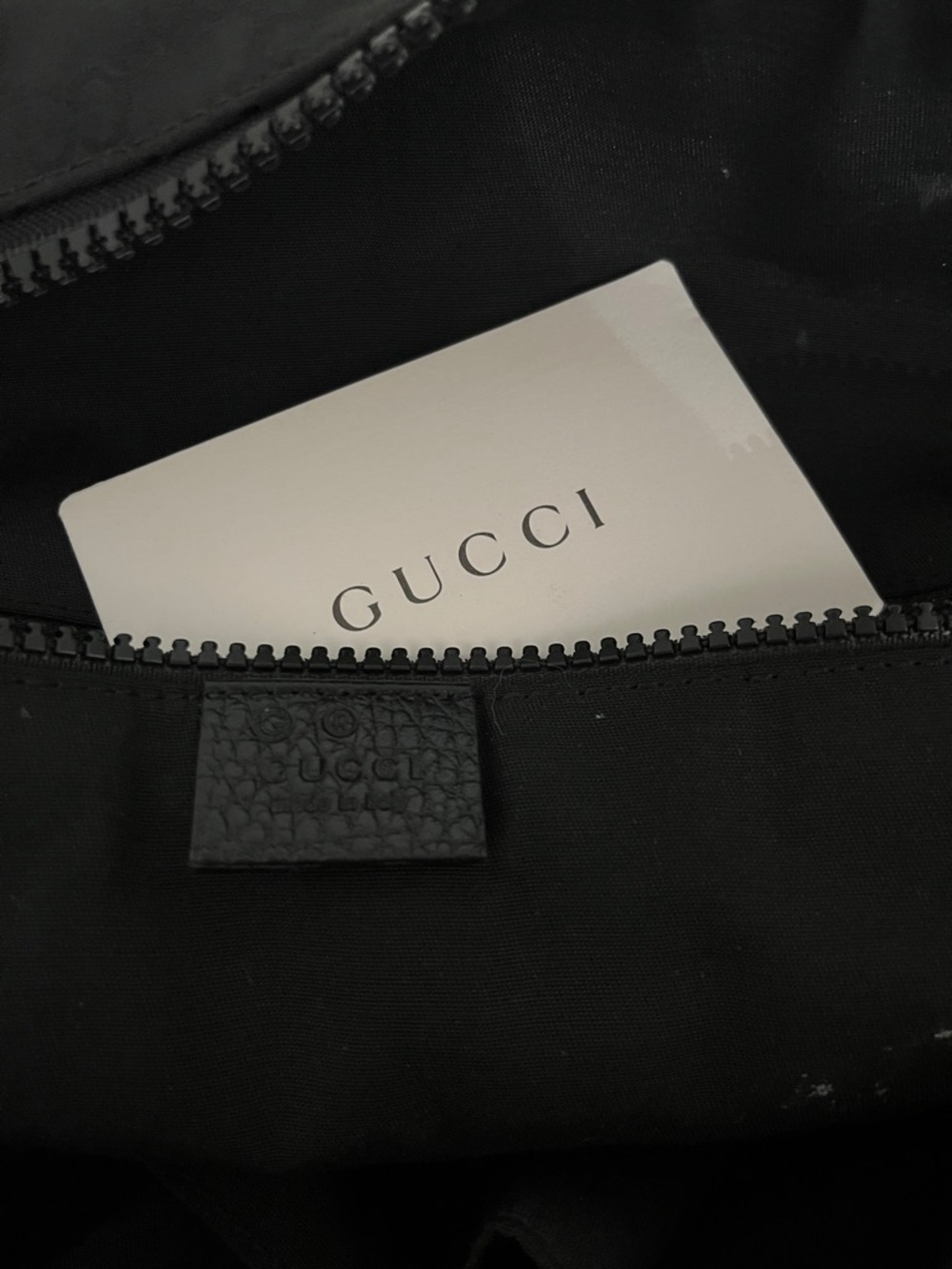 Gucci Black GG nylon Duffel with Dark Stripe Accents - Picture 5 of 8